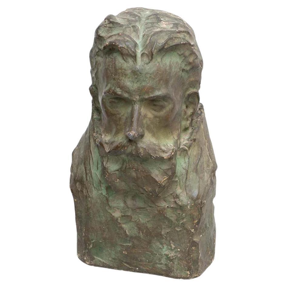 Busto in gesso d'epoca di Miquel Blay, Spagna, 1930 circa in vendita 7