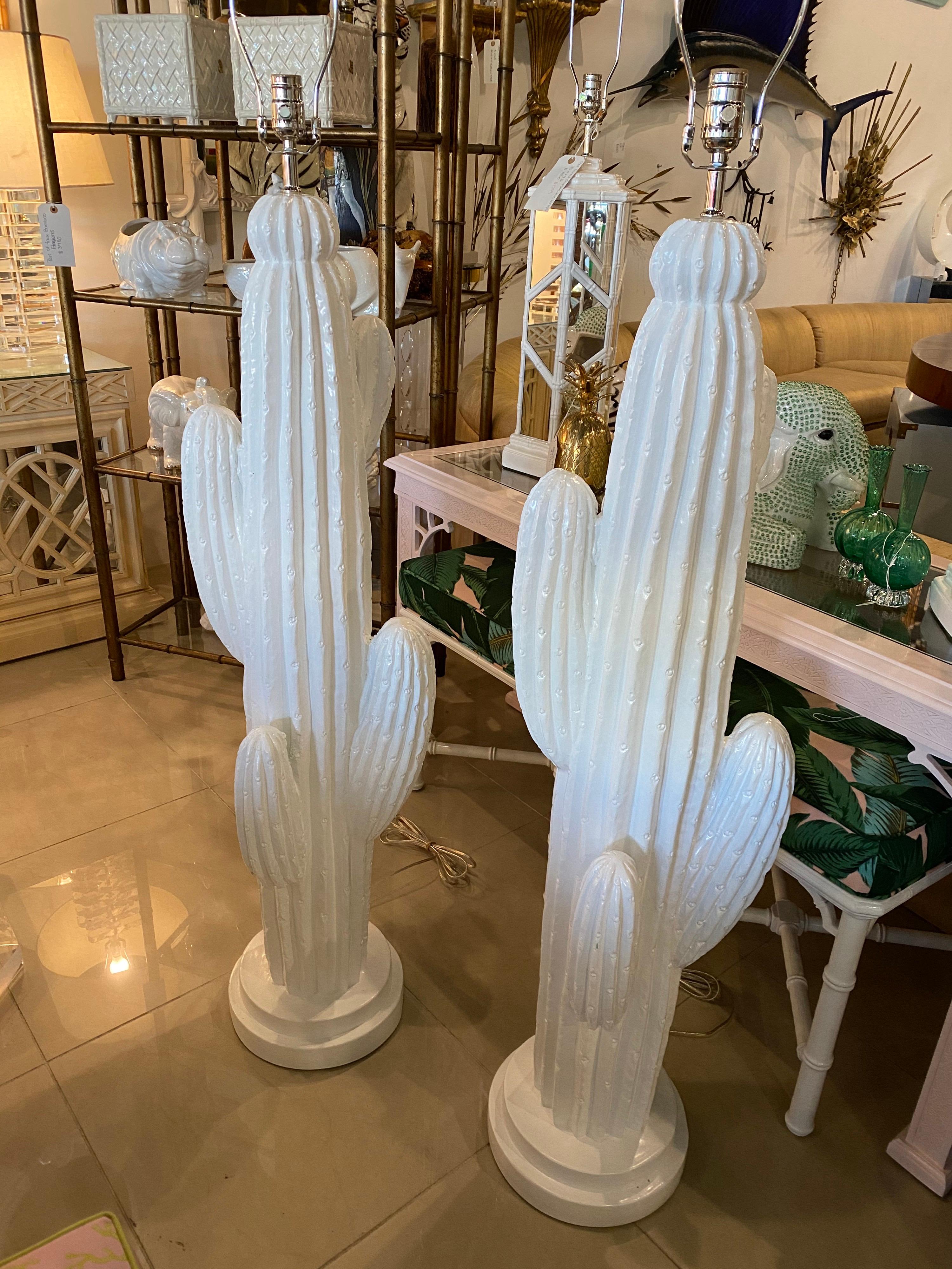 cactus floor lamp vintage