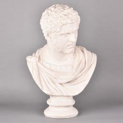 Vintage Plaster Composite Bust of Marcus Cicero
