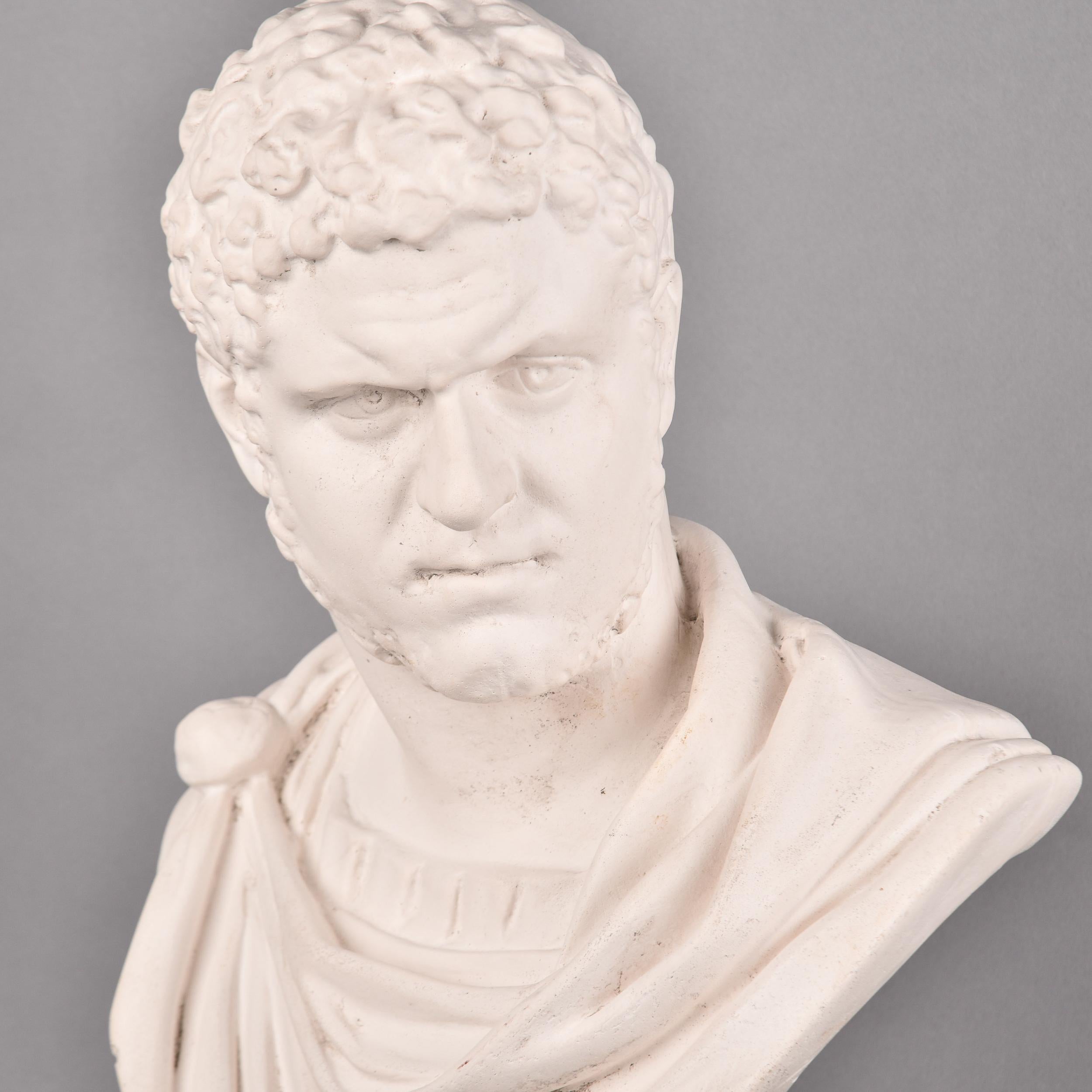 English Vintage Plaster Composite Bust of Marcus Cicero For Sale