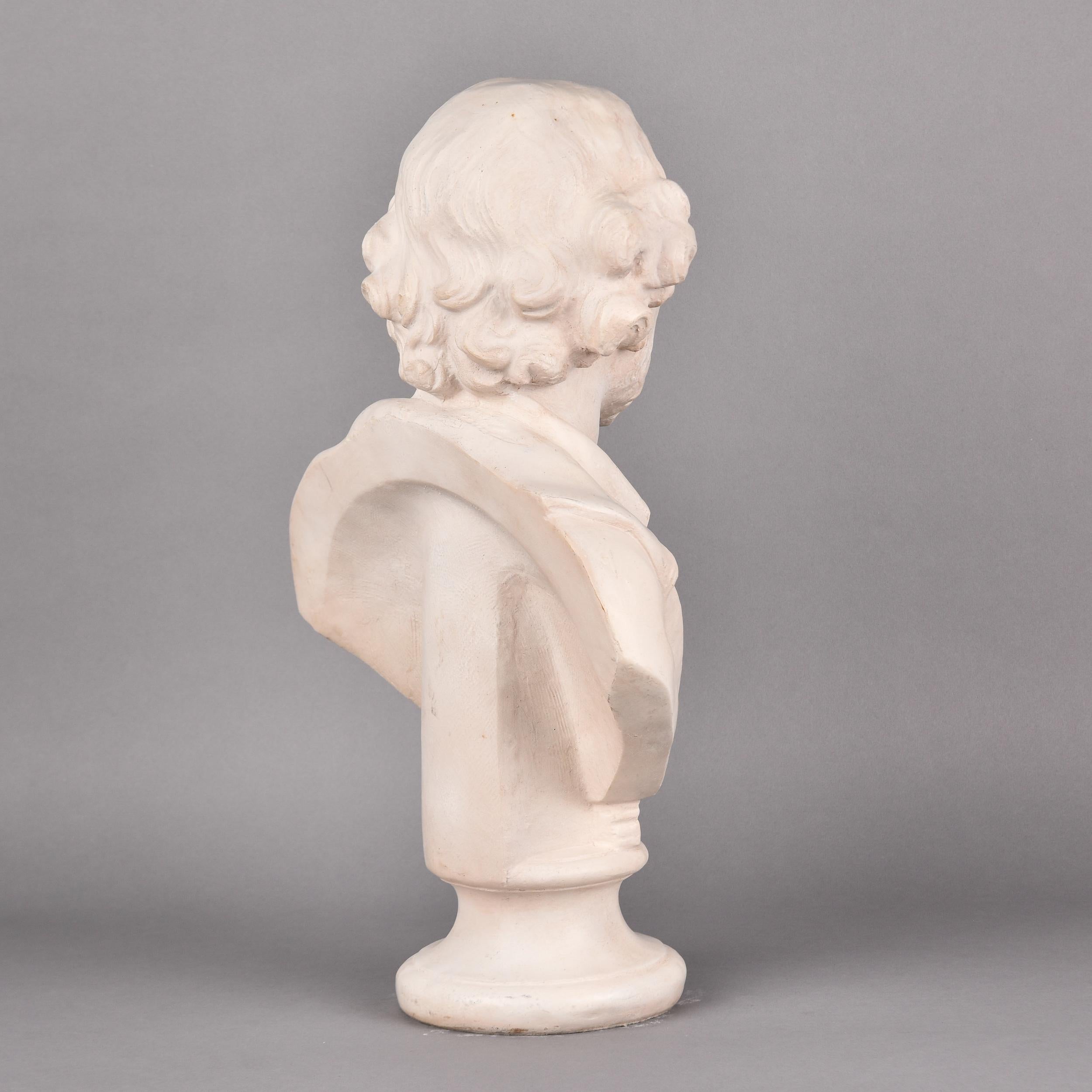 Busto composito in gesso di Shakespeare d'epoca in vendita 1