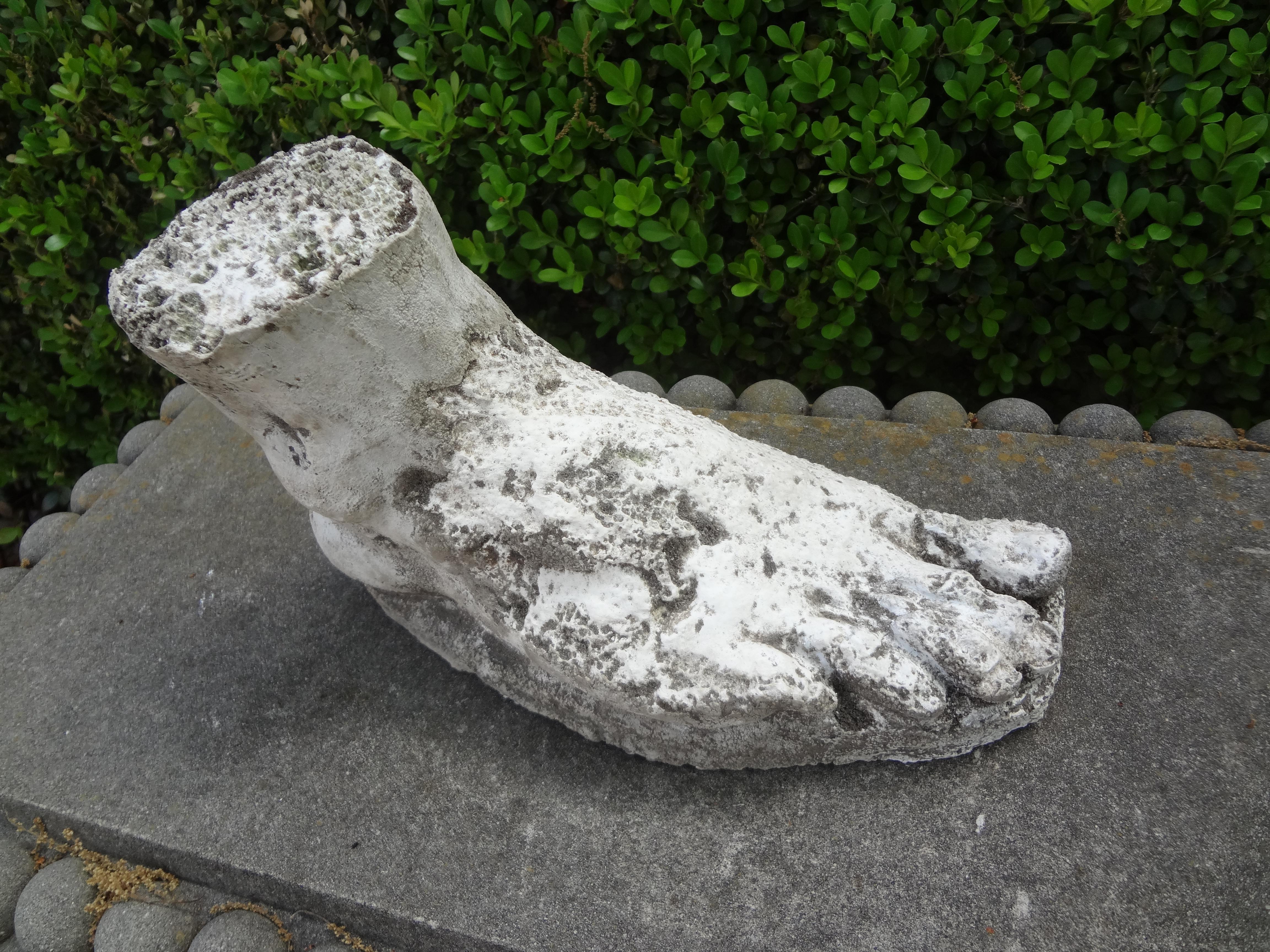 Vintage Plaster Foot of Hercules 1