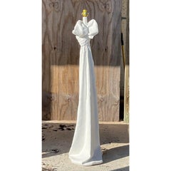 Vintage Plaster John Dickinson Draped Knot Floor Lamp