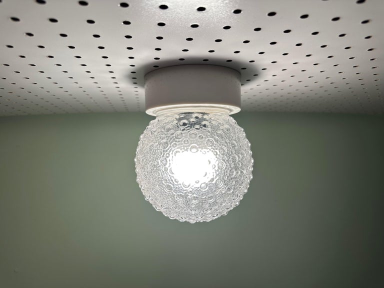 Photo inspiration: Picture Idea: Vintage Plastic Bubble Textured Globe Flush Mount Lamp Or Wall