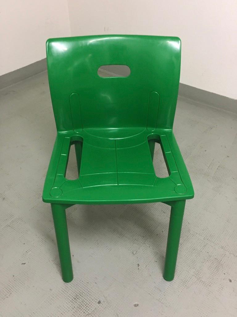 Vintage Plastic Stackable Chair by Anna Castelli Ferrieri, Kartell