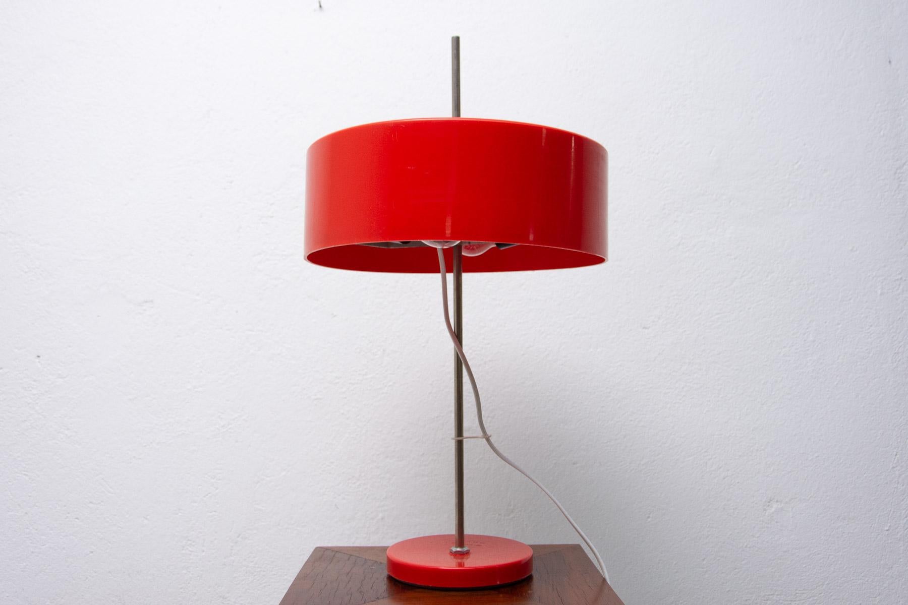 20th Century Vintage Plastic Table Lamp, 1980's, Czechoslovakia For Sale