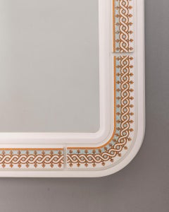 Miroir mural vintage en plastique avec Carrara Matta, années 1970