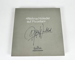 Vintage Plate Christmas Carols on Porcelain "Silent night, holy night" Rosenthal