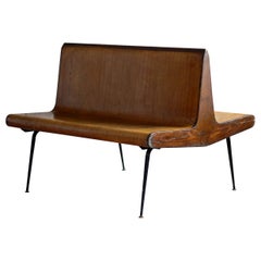 Banc à plate-forme vintage, années 1950