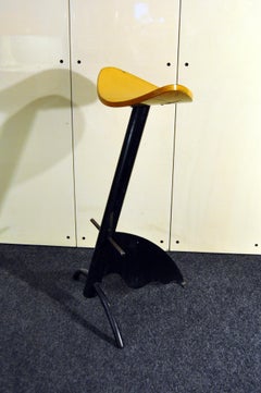 Vintage Platform Stool by Maurizio Peregalli for Zeus Noto, Italy, 1980s