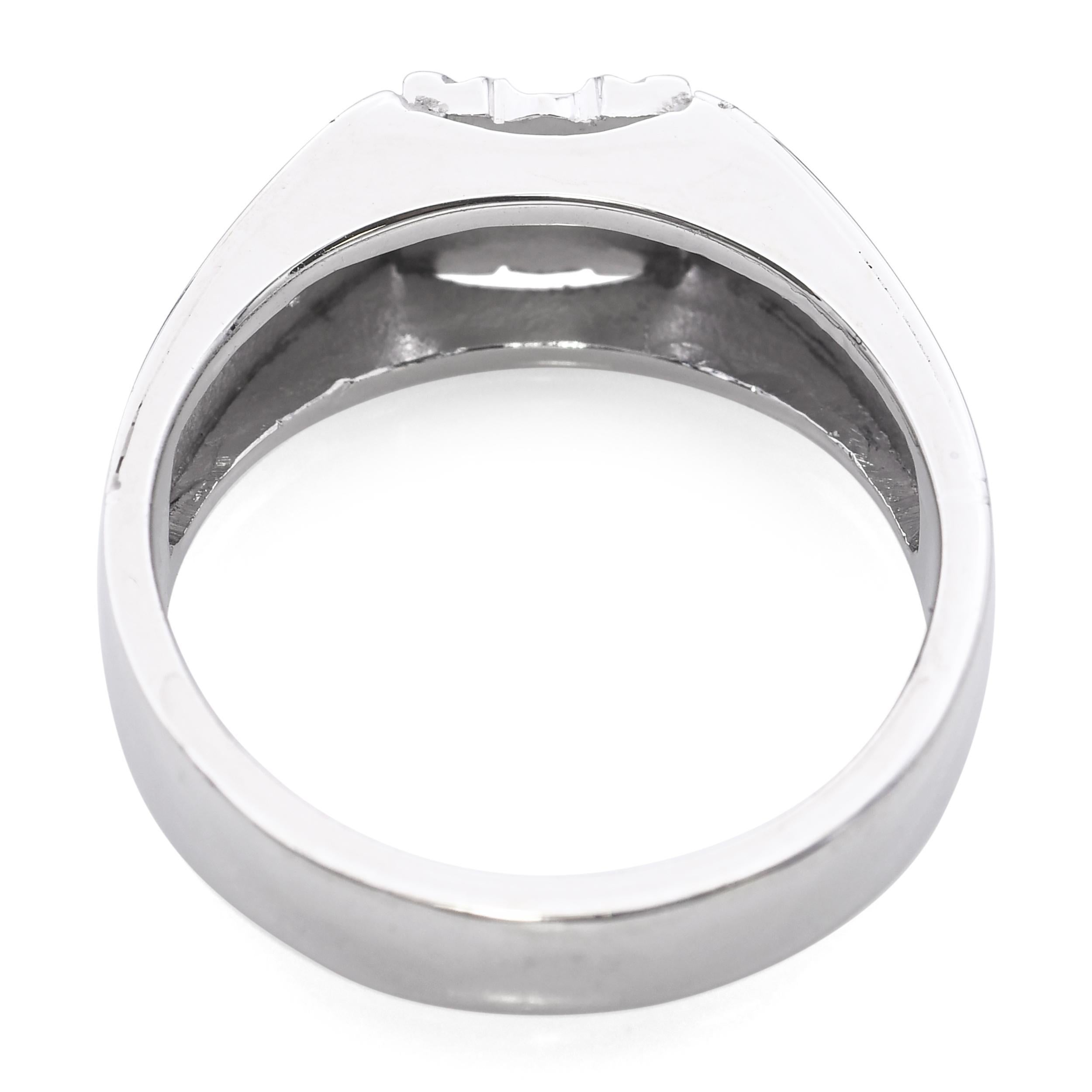 Donna Anello in platino vintage con diamante da 0,20 carati in vendita