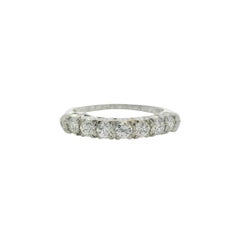 Vintage Platinum 0.70 ctw Diamond Ring