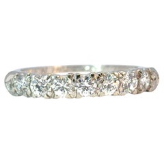 Vintage Platinum 0.70 ctw Diamond Ring