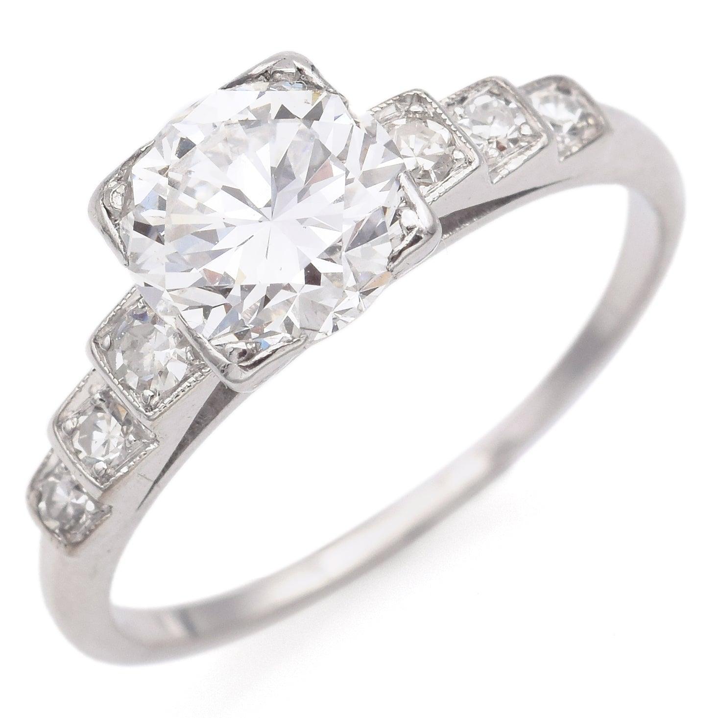 Shape:Round Brilliant
Measurements:6.60 - 6.72 x 4.10 mm
Carat Weight:1.12 carat
Color Grade:D
Clarity Grade:SI1
Cut Grade:Good
Polish:Very Good
Symmetry:Good
Fluorescence:None
Clarity Characteristics:Feather, Bruise
INSCRIPTION(S):GIA