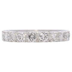 Bracelet éternel vintage en platine avec 1.50tcw de diamant
