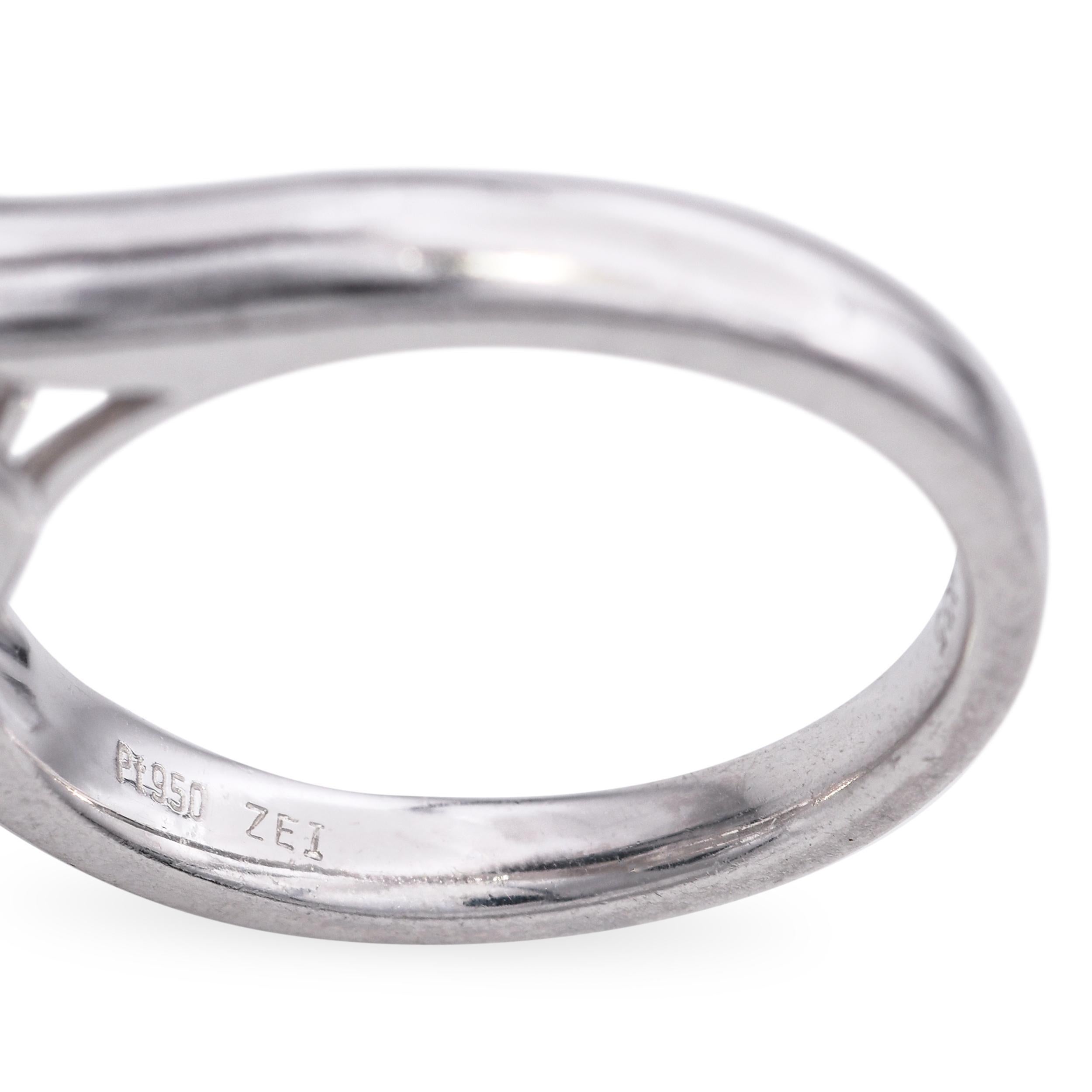 Vintage Platin 2,03ct Diamant Solitär Ring für Damen oder Herren im Angebot