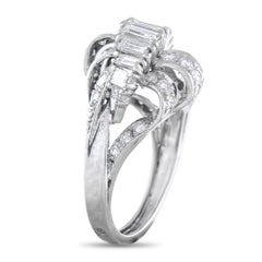 Vintage Platinum 2.50ct Diamond Ring MF33-0303126