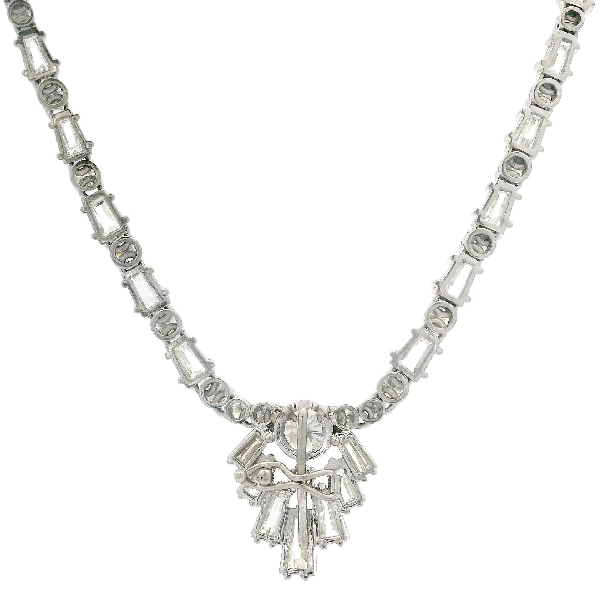 Vintage Platin 8ctw GIA Rubin & Diamant Enhancer Anhänger verstellbare Halskette im Angebot 5