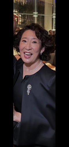 Vintage Platinum and Diamond Cascade Brooch