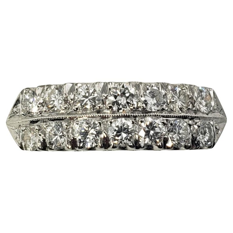 Platinum and Diamond Ring For Sale at 1stDibs