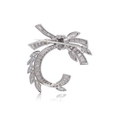 Vintage Platinum Brooch with 3.00ct of Diamonds