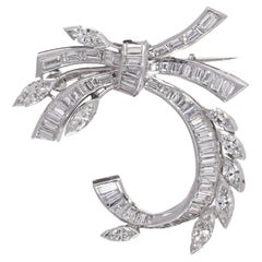 Vintage Platinum Brooch with 3.00ct of Diamonds