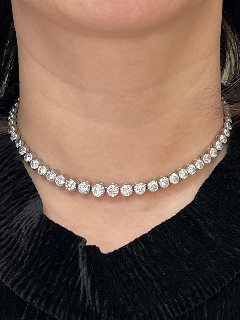 Choker tennis necklace Clearance