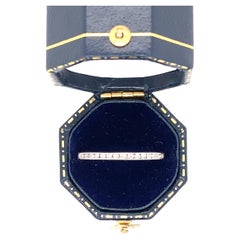 Vintage Platin Diamant und Hand graviert frühen 1900er Jahren Hochzeit Band