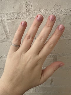 Vintage Platinum Diamond Eternity Band Size 6.5