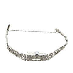 Vintage Platinum Diamond Ladies Watch, 2.25ct Natural Diamonds