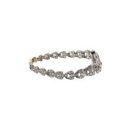 Vintage Platinum Diamond Ladies Watch, 3.7ct Natural Diamonds