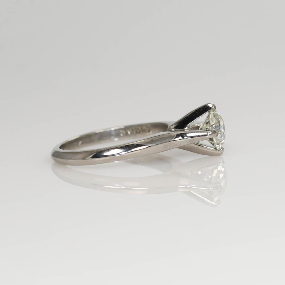 Vintage Platinum Diamond Wedding Ring Set 7.8g In Excellent Condition For Sale In Laguna Beach, CA