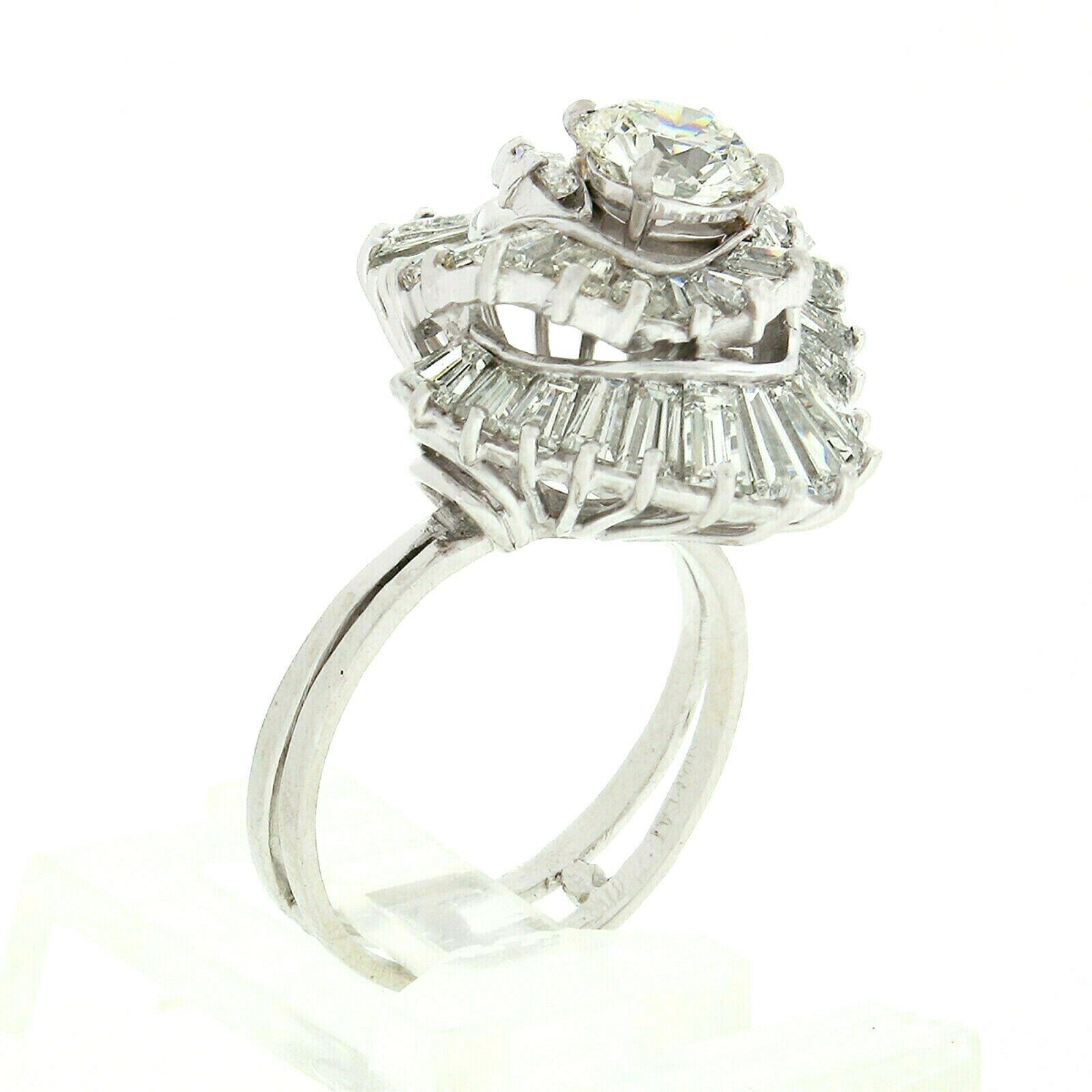 vintage diamond swirl ring