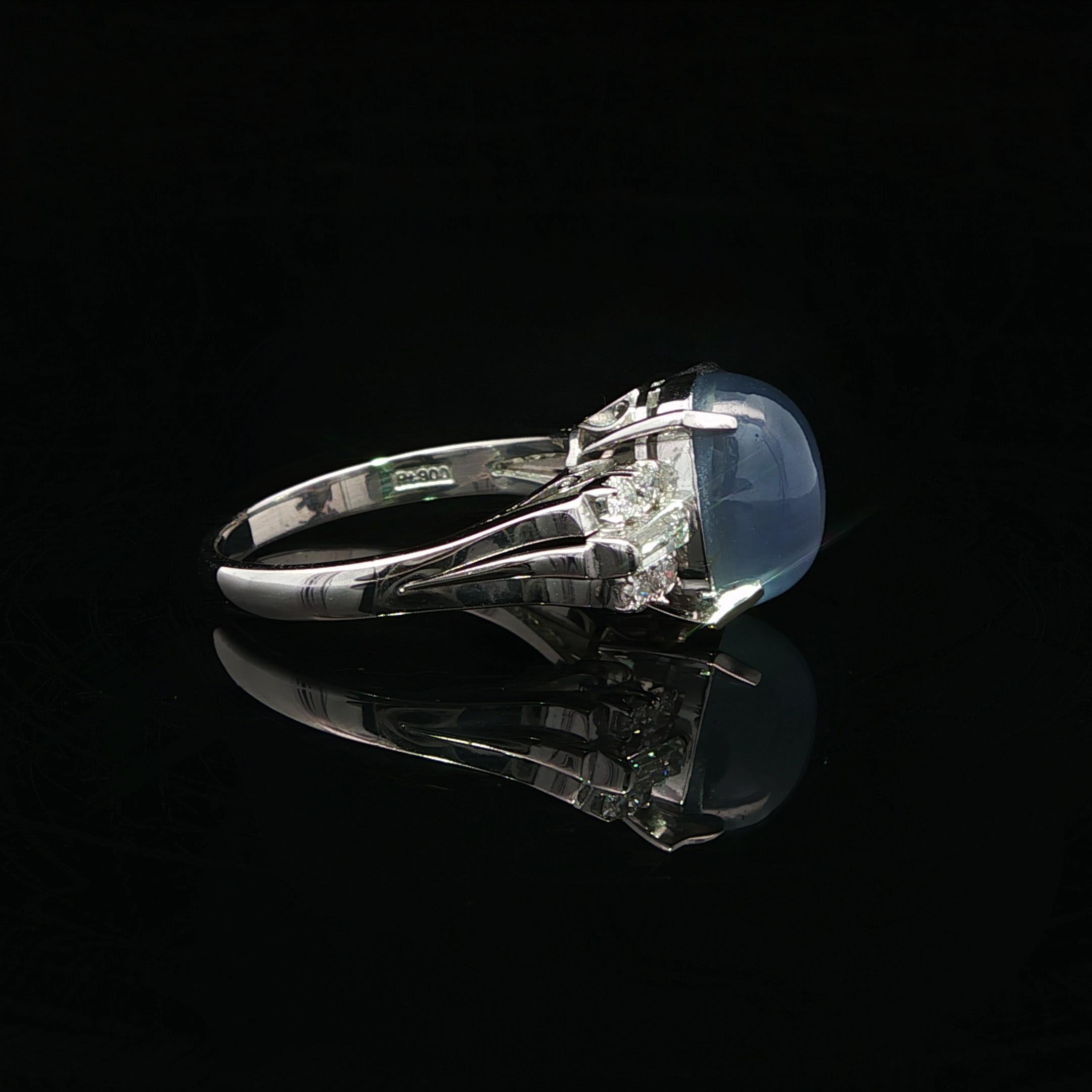 --Stein(e):--
(1) Natürlicher echter Sternsaphir - ovaler Doppel-Cabochon-Schliff - Zackenfassung - hellblaue Farbe - keine Hitze - schöner Stern - 100% natürlich -5,37ct (genau.)
** Vollständige Informationen siehe unten unter