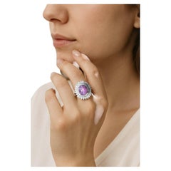 Vintage Platinum GIA Graded Star Ruby Ring, 17.29 ct & 3.0 ct of fine Diamonds