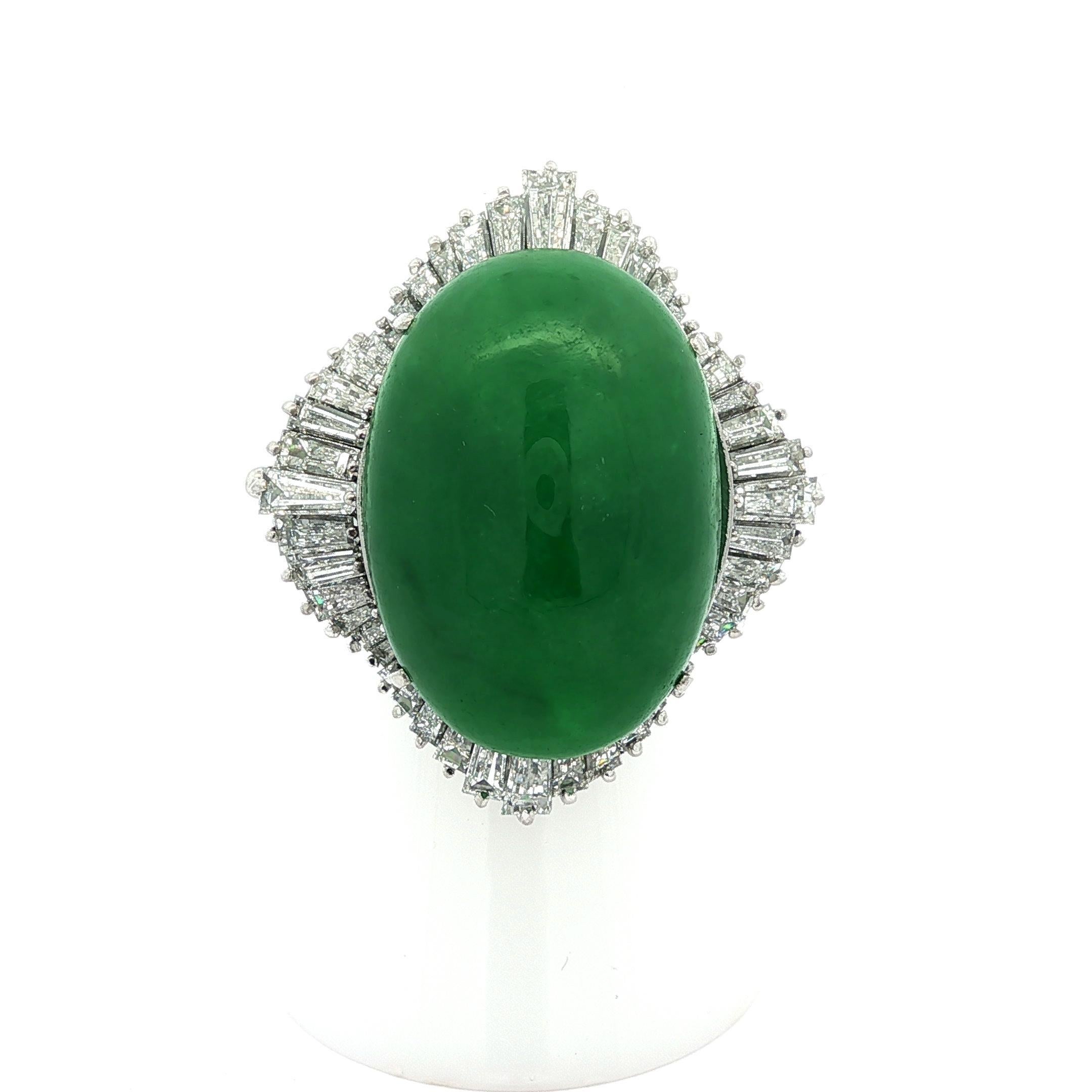 --Pietre: --
(1) Vera giada naturale - 100% giada naturale B+C - doppio cabochon ovale - incastonato - colore verde vivo - 21,48 x 15,13 x 8,32 mm - 24,70ct (esatto)
** Vedere i dettagli della certificazione qui sotto per informazioni
