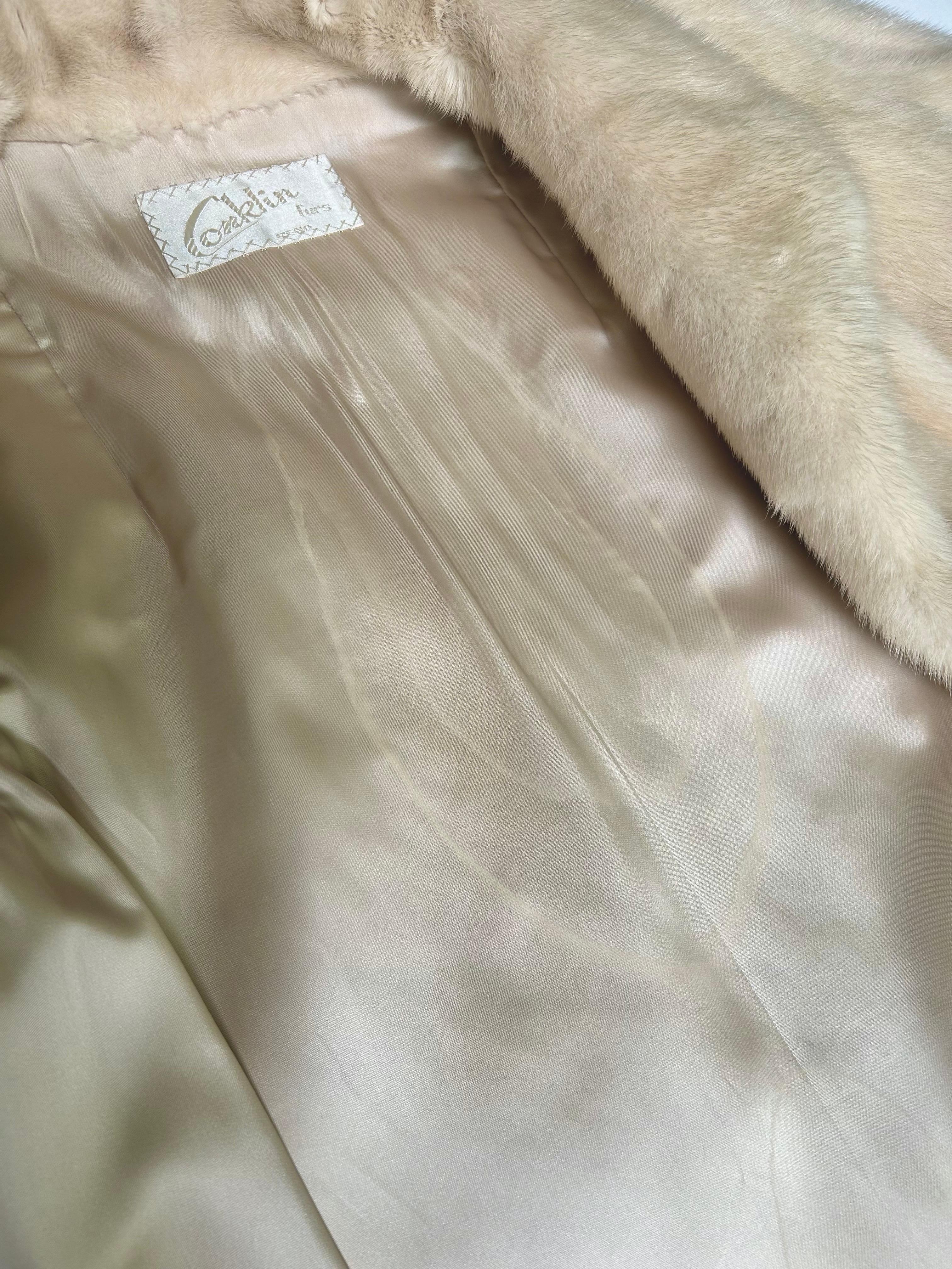 Vintage Platinum Mink Fur Coat 6