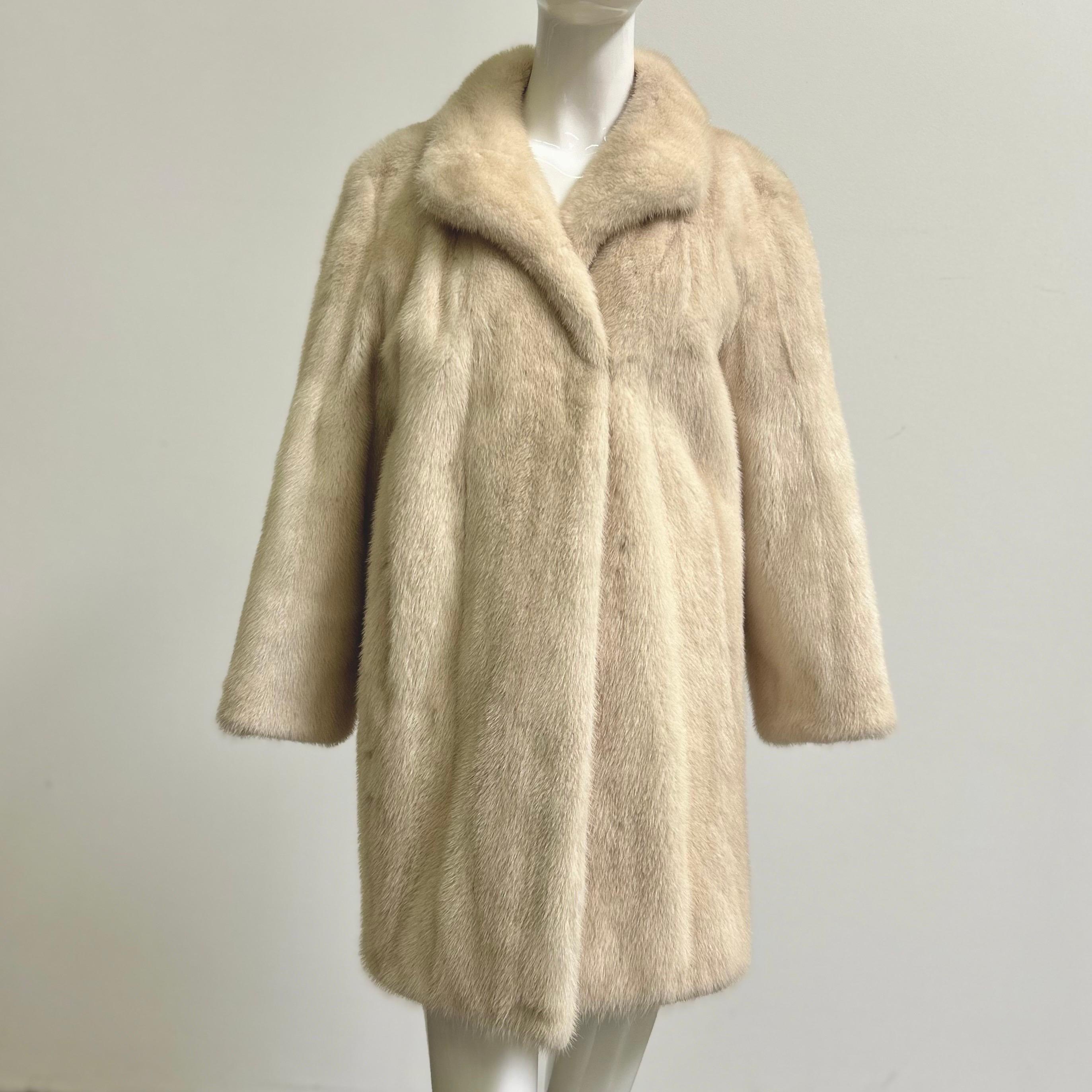 Vintage Platinum Mink Fur Coat 2
