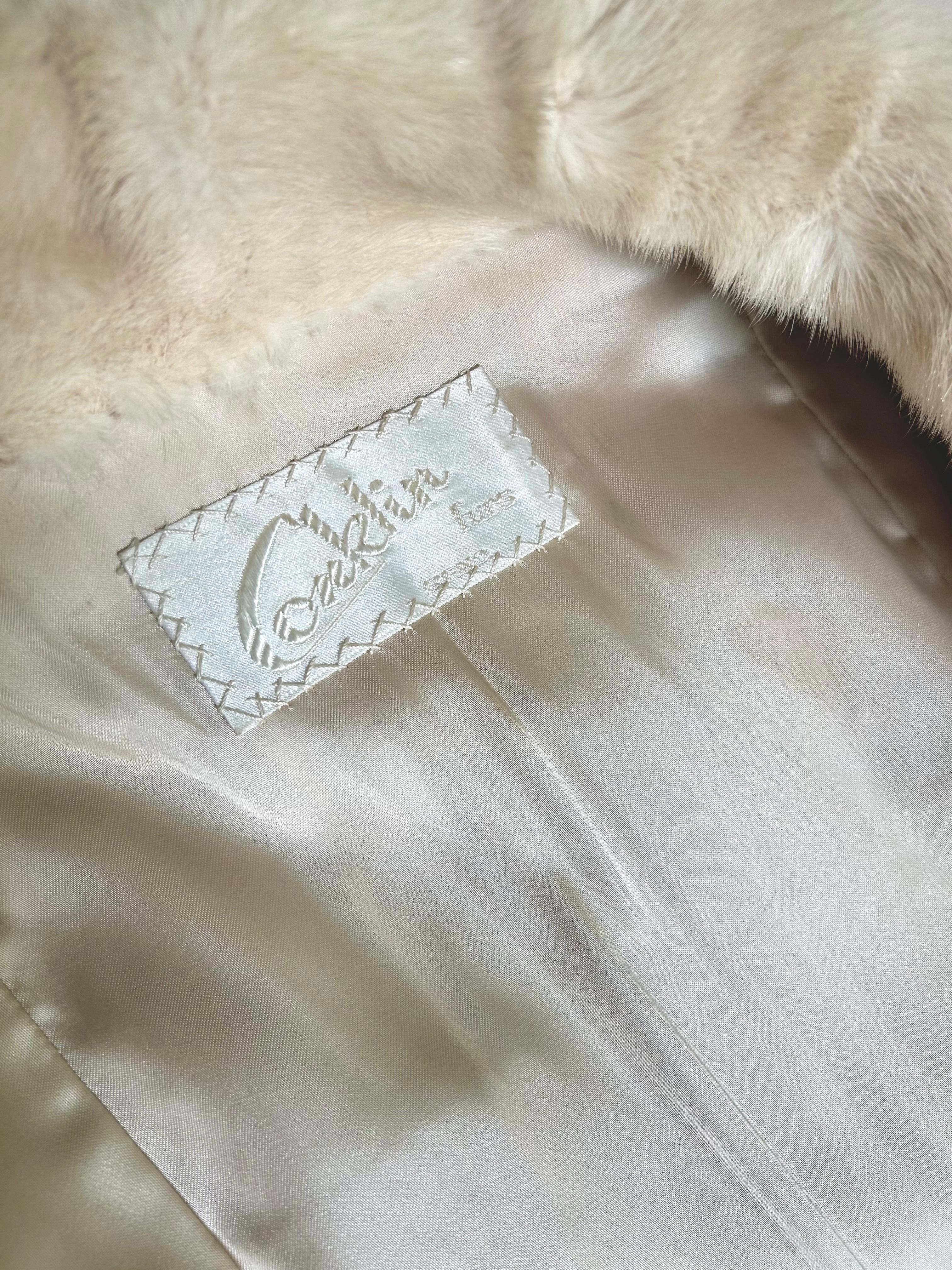 Vintage Platinum Mink Fur Coat 4