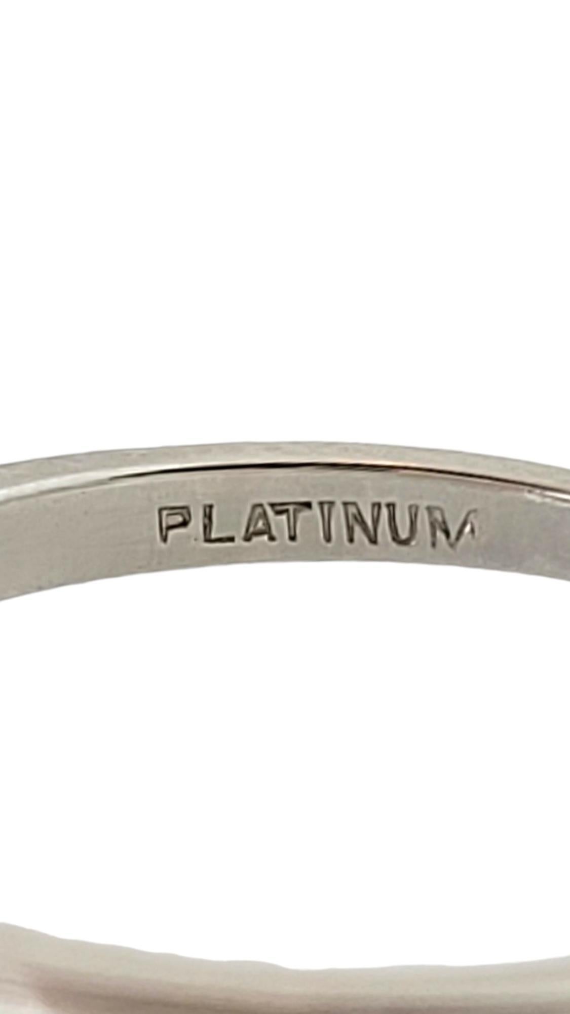 Women's Vintage Platinum Old Cut Diamond Engagement Ring Size 6-6.25 #16929 For Sale