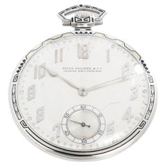 Vintage Platinum Patek Philippe Pocket Watch