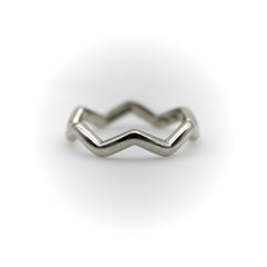 Vintage Platinum Tiffany & Co. Zig Zag Paloma Picasso Ring