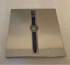 Vintage Platinum Swatch Watch, Tresor Magique, Automatic, Swiss, 1993