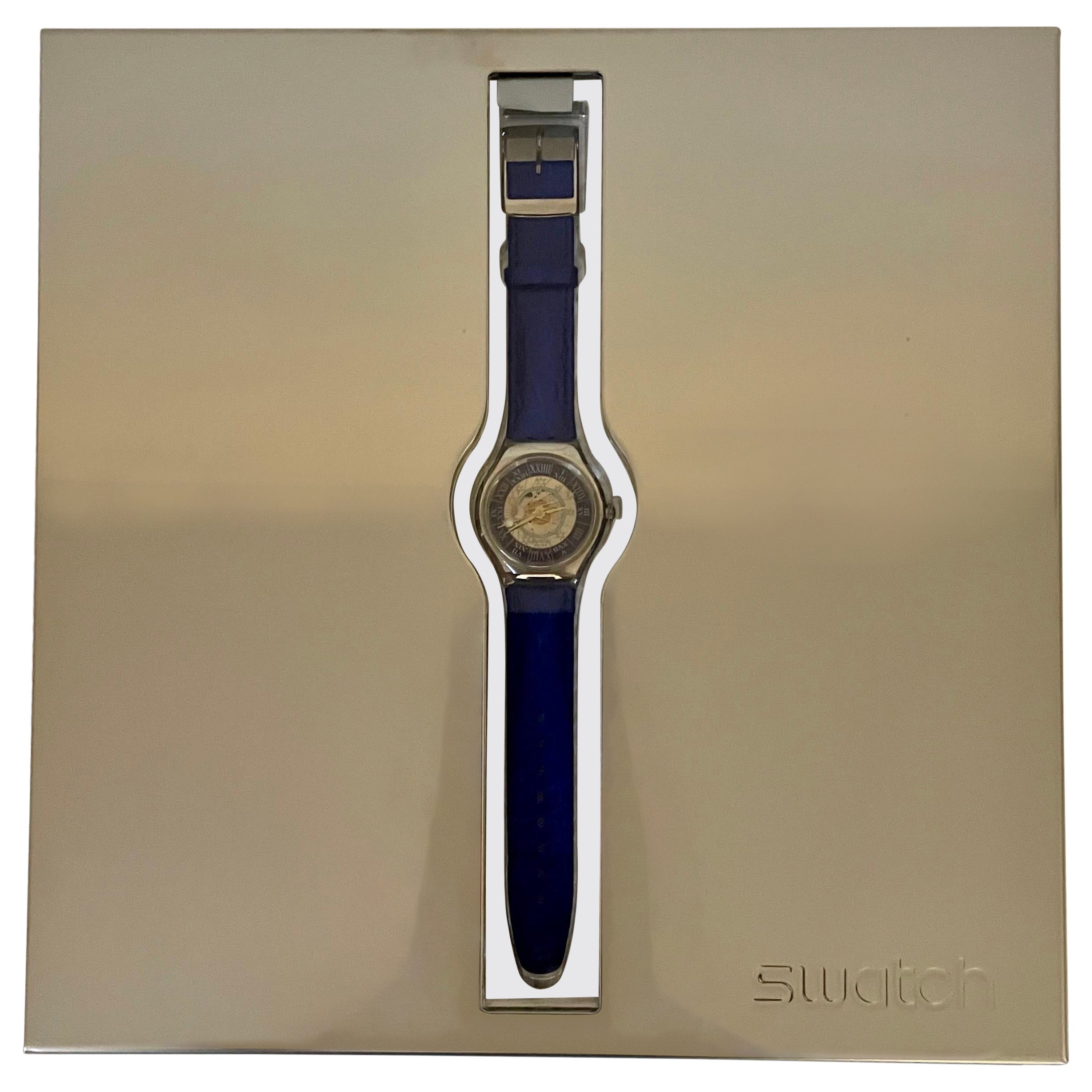 Montre Swatch Vintage Platinum Tresor Magique en vente