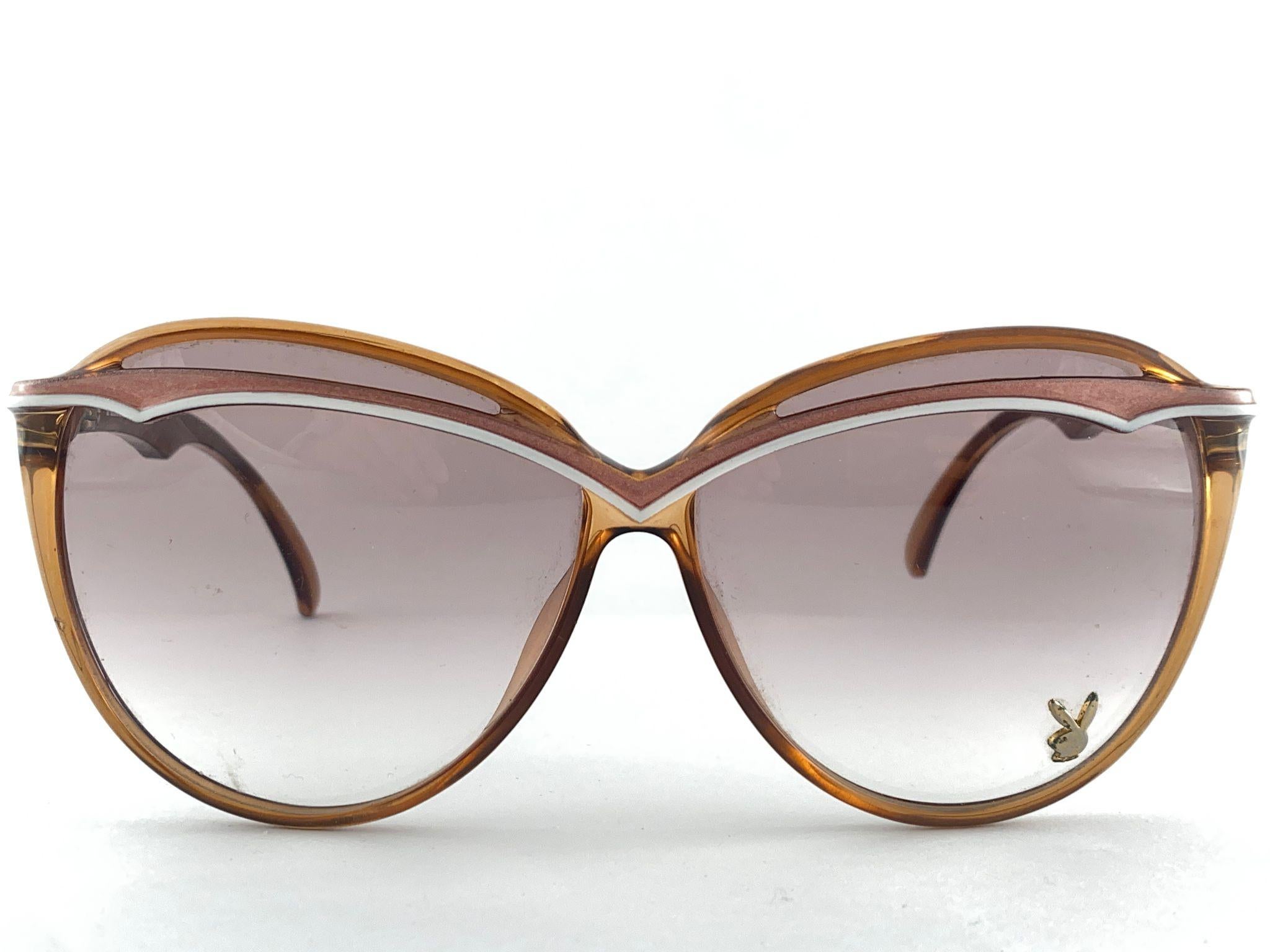 Occhiali da sole traslucidi vintage Playboy 4611 Optyl Oversize Made in Austria In condizioni ottime in vendita a Baleares, Baleares