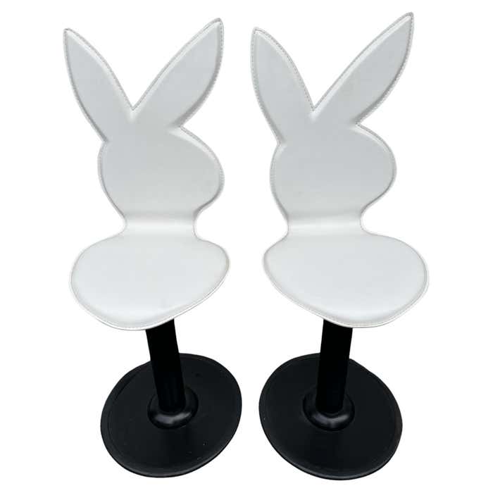 Vintage Playboy Bunny Barstools Chairs, Set of 2 at 1stDibs | play boy ...