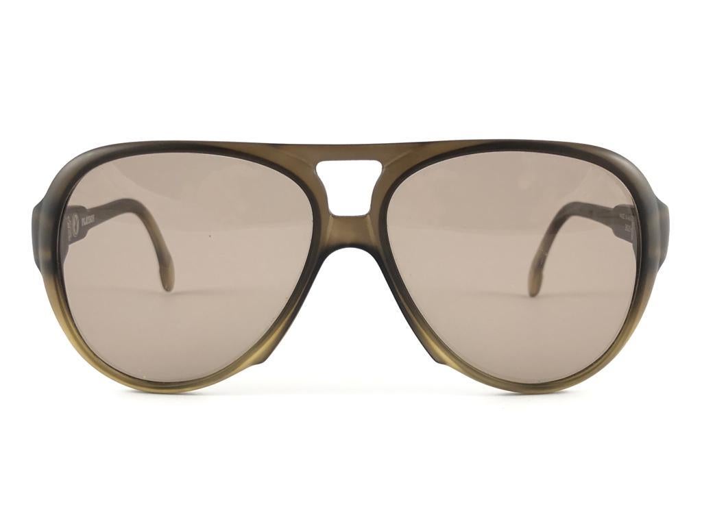 Vintage Playboy Optyl Ombre 3020 Oversized Optyl Sunglasses 4