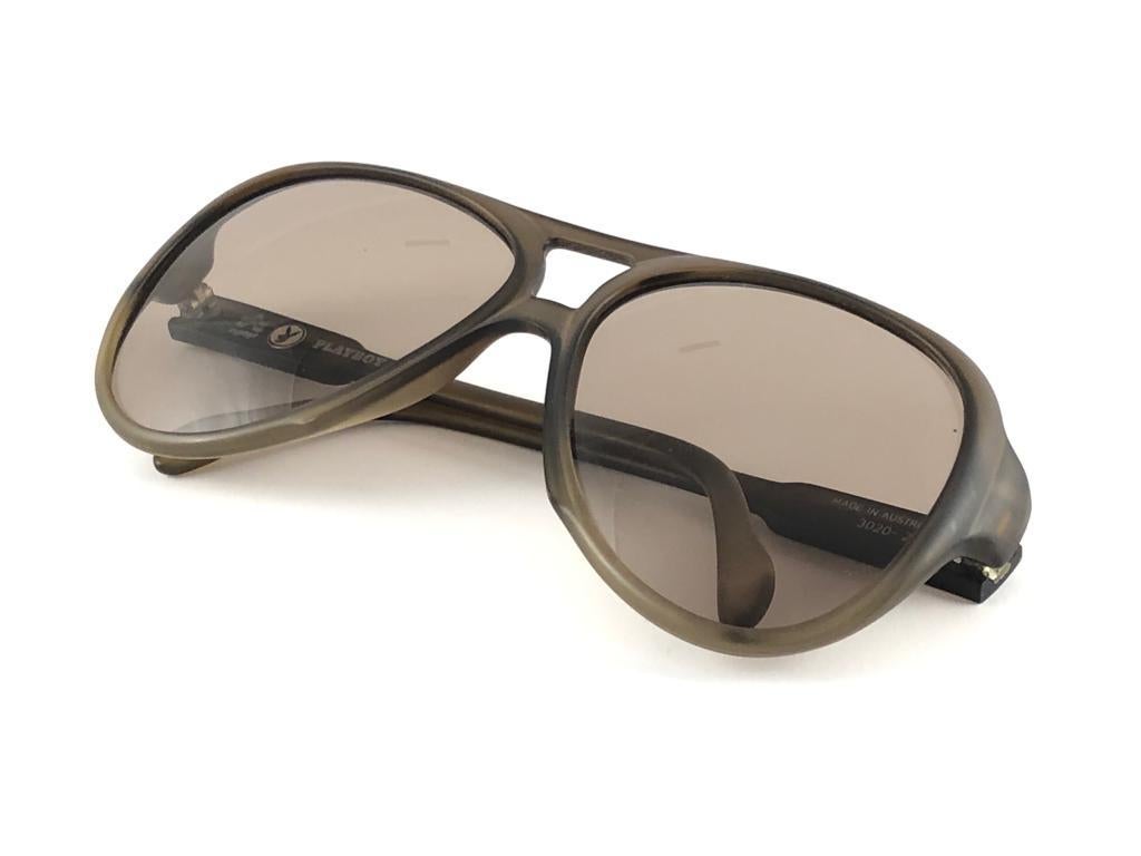 Vintage Playboy Optyl Ombre 3020 Oversized Optyl Sunglasses 5