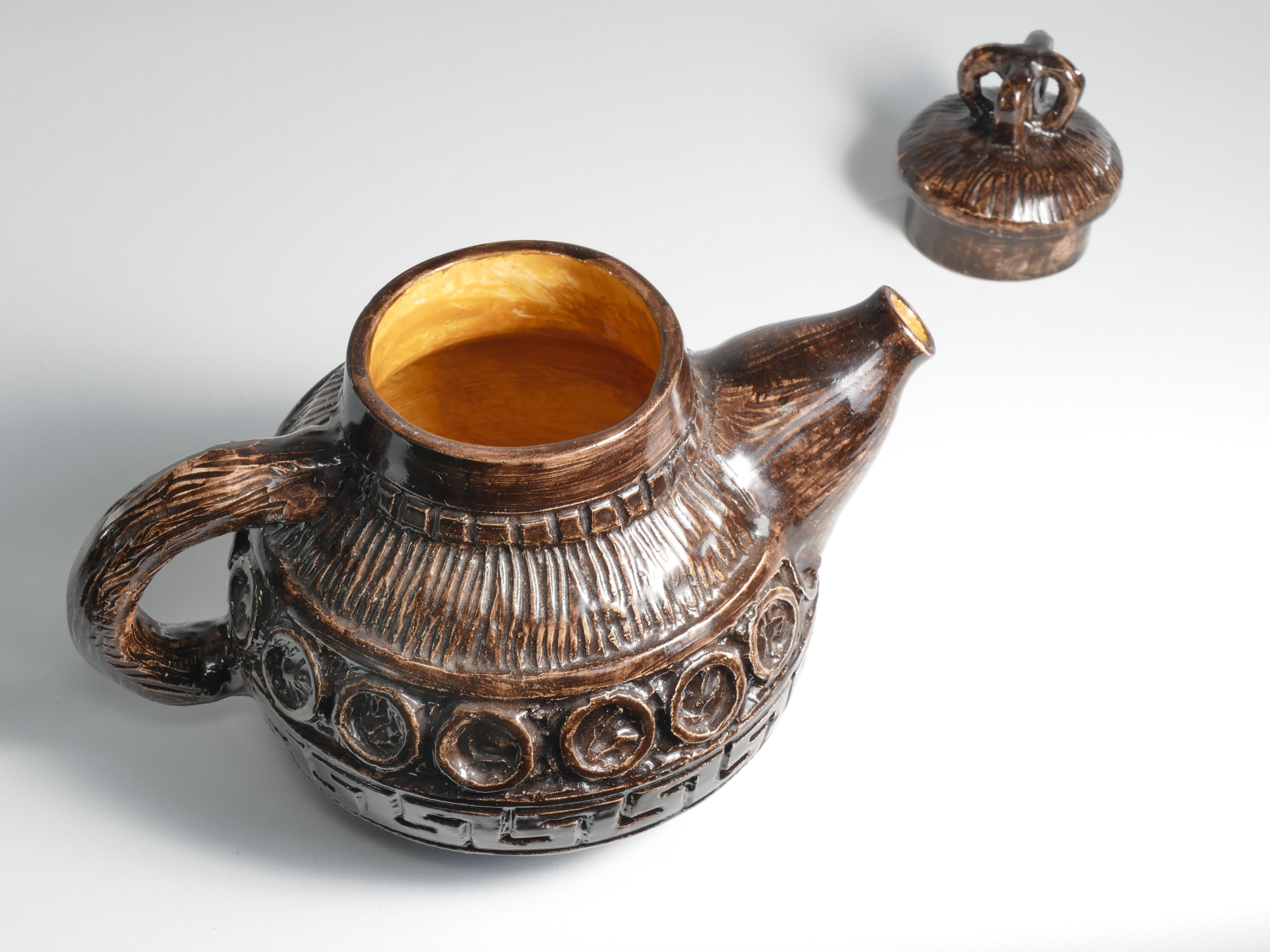 Vintage Playful Teapot by Allan Hellman Sweden 1967 For Sale 4