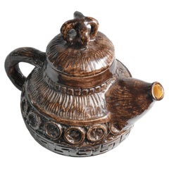 Vintage Playful Teapot by Allan Hellman Sweden 1967
